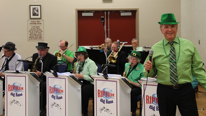 Riptide Big Band at our St. Patricks Day dance in March