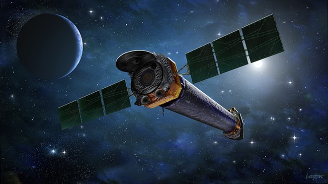 Artist rendering of Chandra X-ray Observatory