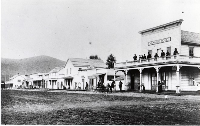 Downtown Cayucos, circa 1900