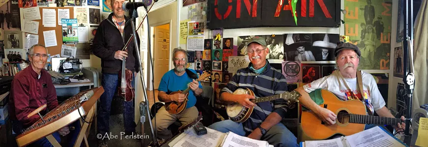 Atlas Mountain Boys (aka Foggy Bay String Band) play for February 8 Contra Dance in SLO