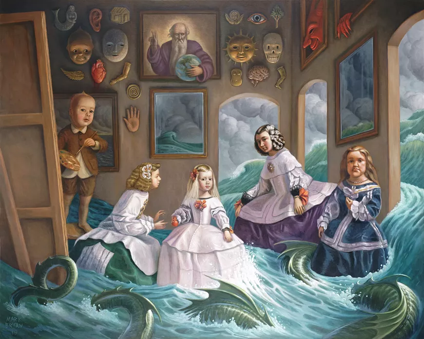 Mark Bryan, "Las Meninas", 2019, oil on canvas