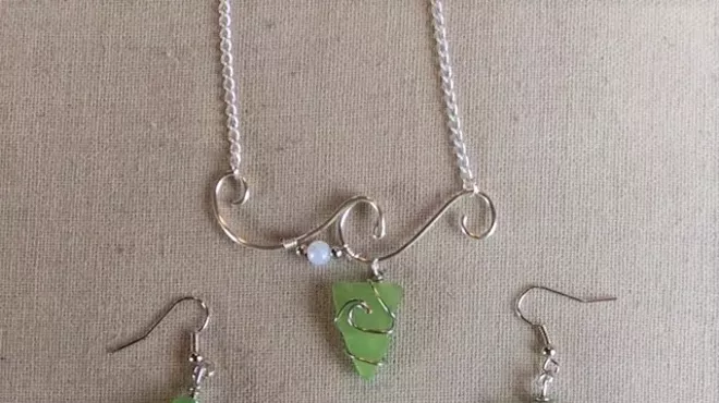 Image: Sea Glass Wave Jewelry