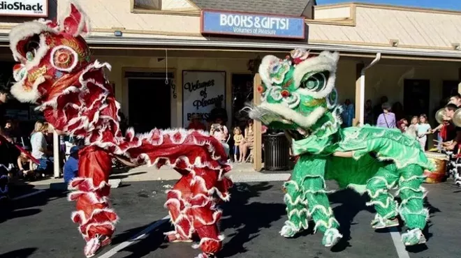 Image: Chinese New Year Lion Dance Performance