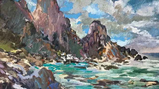 Image: Painting in Watercolor with Strong Values