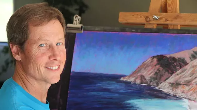 Image: Painting Big Sur with Pastels