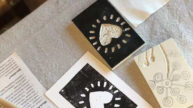 Image: BLOCK PRINTING WORKSHOP WITH ZEST IT UP