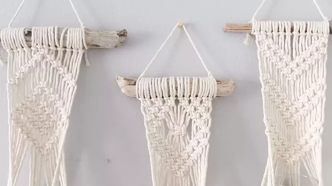 Image: MACRAME DRIFTWOOD PLANT HANGER WORKSHOP WITH LINDSEY ALTMAN
