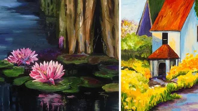 Image: Drop-In Acrylic Painting