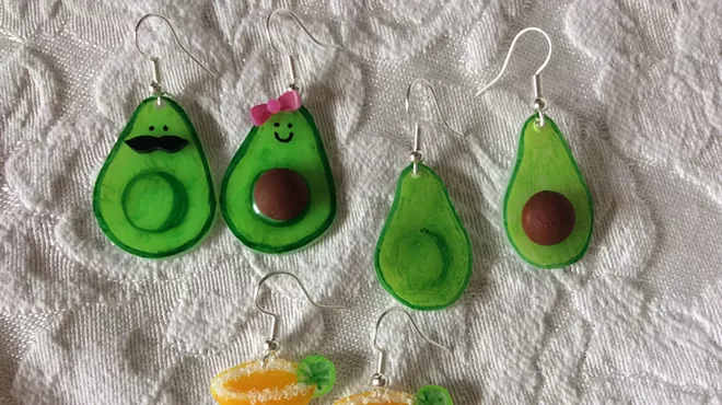 Image: Avocado and Margarita Earrings