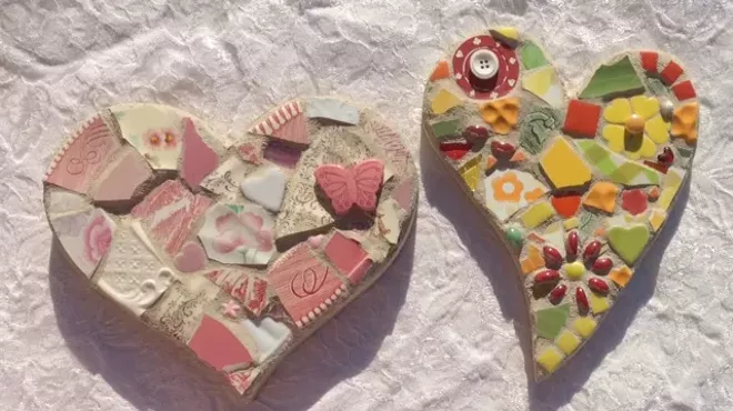 Image: Mosaic Wonky Heart