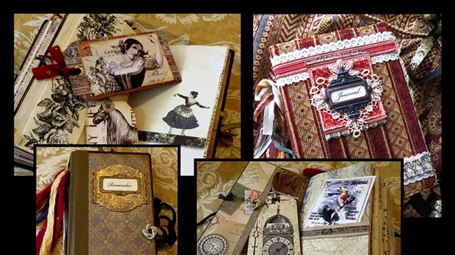 Image: ART DEMONSTRATION: GYPSY JUNK AND VINTAGE JOURNALS WITH COLLEEN RAY