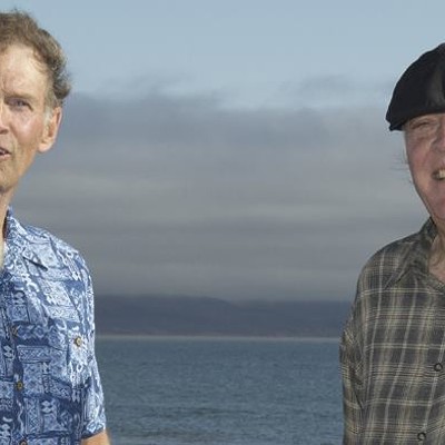 Jim Conroy and Bruce Beck at the Cayucos Cass House