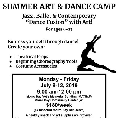 Summer Art and Dance Camp (Ages 9-13)