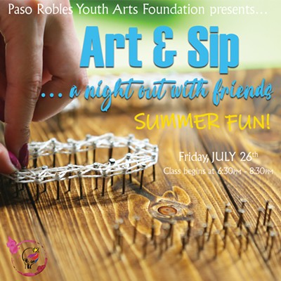 Art and Sip: Pin and Thread Art