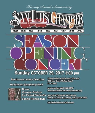 San Luis Chamber Orchestra Season Opening Concert