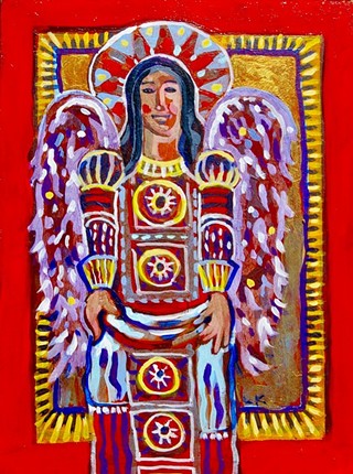 Byzantine Art Inspired Acrylic Angel Painting Workshop
