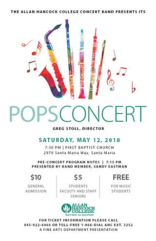 The Hancock College Band: Spring POPS Concert
