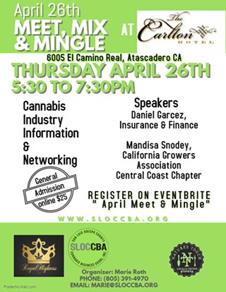 SLO County Cannabis Association: Meet, Mix, and Mingle