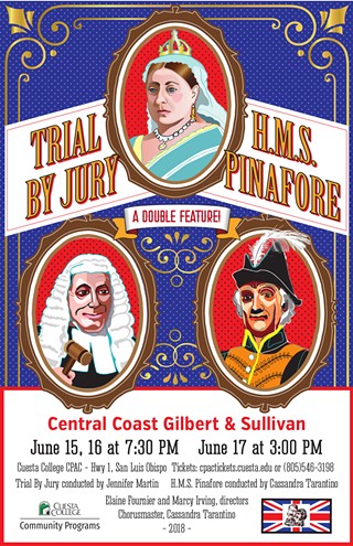 Central Coast Gilbert and Sullivan: H.M.S. Pinafore and Trial By Jury