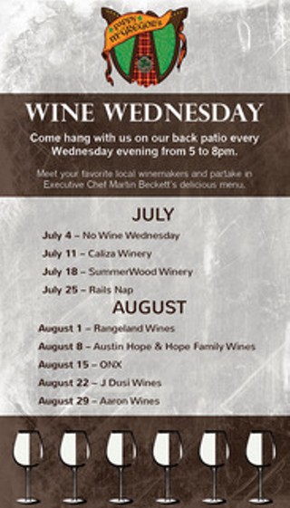 Wine Wednesday on the Patio: J Dusi Wines