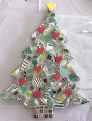 Image: Mosaic Holiday Tree and More