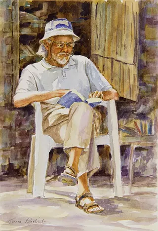 Image: Tricia Reichert Watercolor Painting Demo: What&rsquo;s My Line?