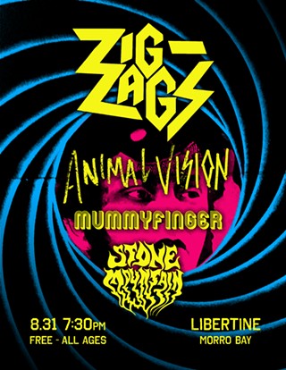 Zig Zags, Animal Vision, Mummyfinger, Stone Mountain