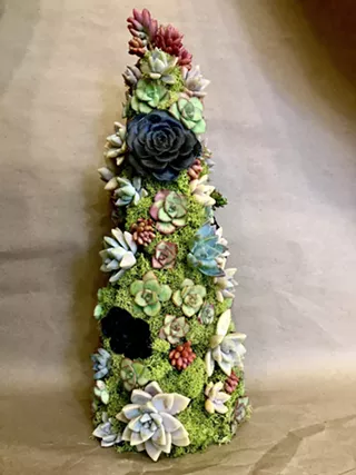 Image: Cambria Nursery Workshop: Succulent Christmas Tree