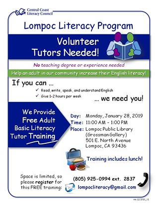 Become an Adult Literacy Volunteer