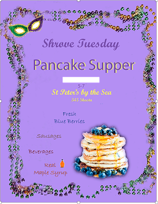 Mardi Gras: Shrove Tuesday Pancake Supper