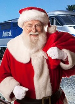 Santa at the SLO Railroad Museum