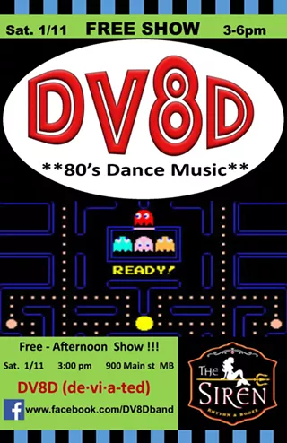 Image: DV8D at The Siren: 80's Dance Music