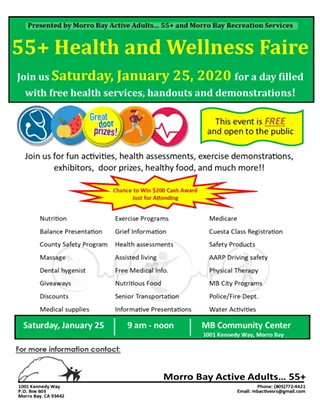 Image: 55+ Health and Wellness Faire
