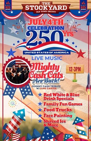 Image: 250th Anniversary 4th of July Celebration at The Stockyard with The Mighty Cash Cats