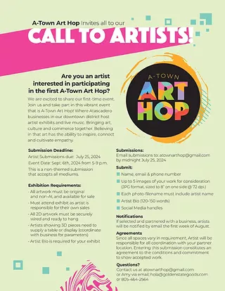 Image: A Town Art Hop Call to Artist