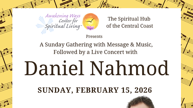 Image: Acclaimed Singer-Songwriter Daniel Nahmod Comes to the Central Coast
