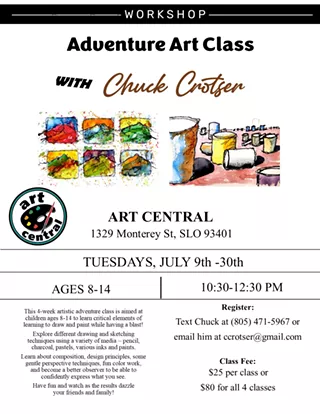 Image: Adventure Art Class with Chuck Crotser