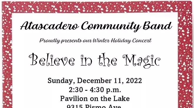 Image: Atascadero Community Band Holiday Concert: Believe in the Magic