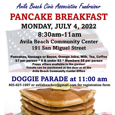 Avila Beach Doggie Parade and Pancake Breakfast