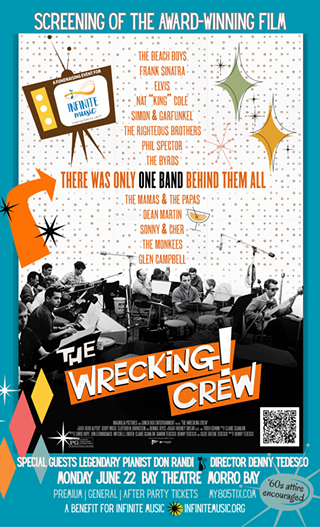 Image: Award-Winning Film Screening: The Wrecking Crew | Fundraiser for Nonprofit Infinite Music