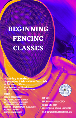 Beginning Fencing Classes