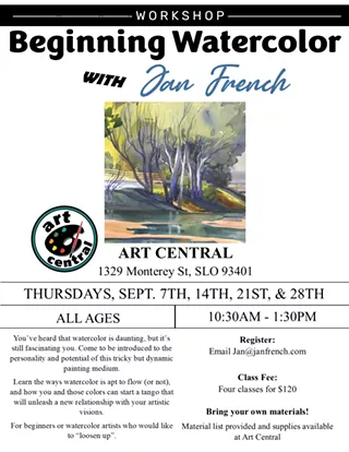 Image: Beginning Watercolor with Jan French