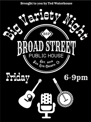 Image: Big Variety Night at Broad Street Pub