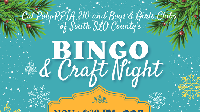 Image: Bingo and Craft Night Fundraiser with Cal Poly