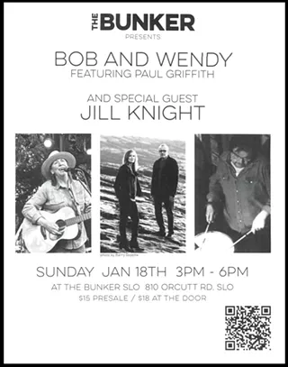 Image: Bob and Wendy with Paul Griffith and Special Guest Jill Knight