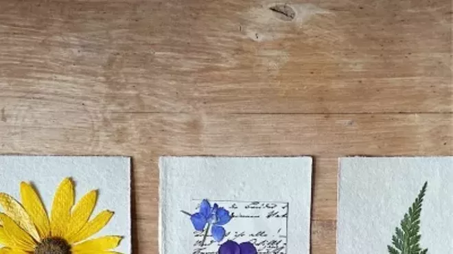 Image: Botanical Hammered Postcard Workshop