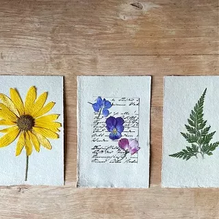 Image: Botanical Hammered Postcard Workshop