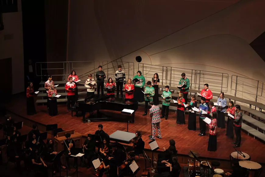 Cal Poly choir members
