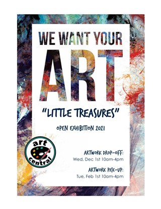Call For Artists: Little Treasures Art Exhibit