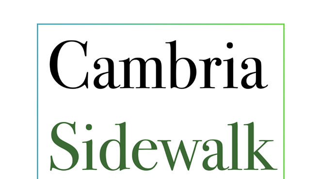 Image: Cambria Sidewalk Sale